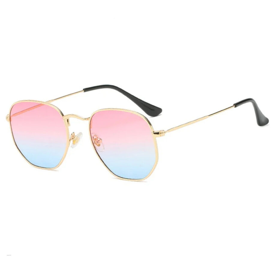 Gradient Sunglasses – Gold Frame UV400 Shades for Women