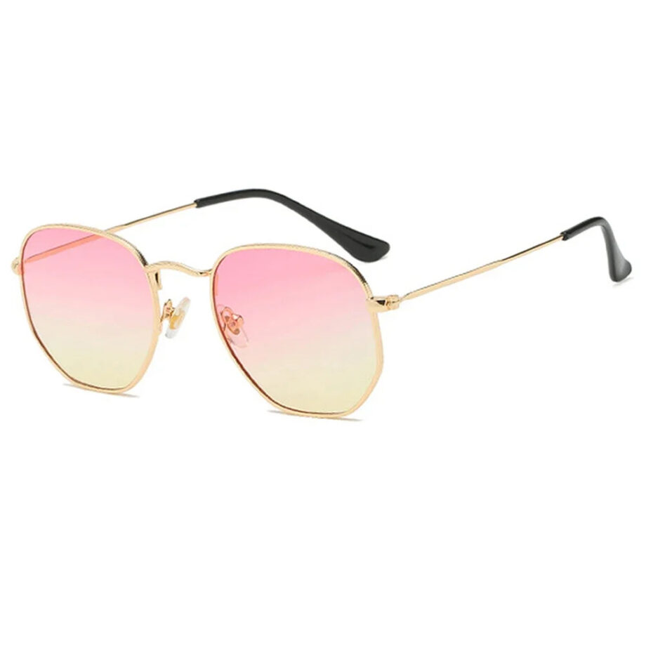 Gradient Sunglasses – Gold Frame UV400 Shades for Women