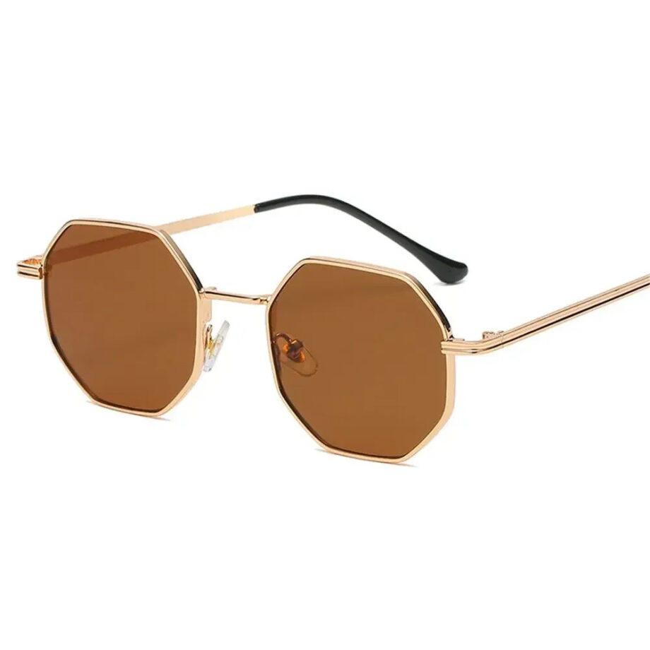 Gradient Sunglasses – Gold Frame UV400 Shades for Women